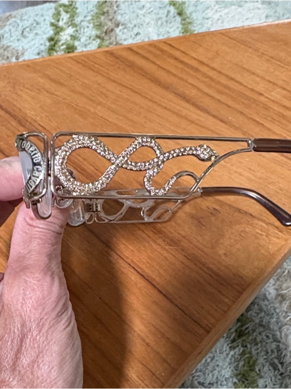 Roberto Cavalli Vintage Gold Metal Glass frames - Picture 2 of 14